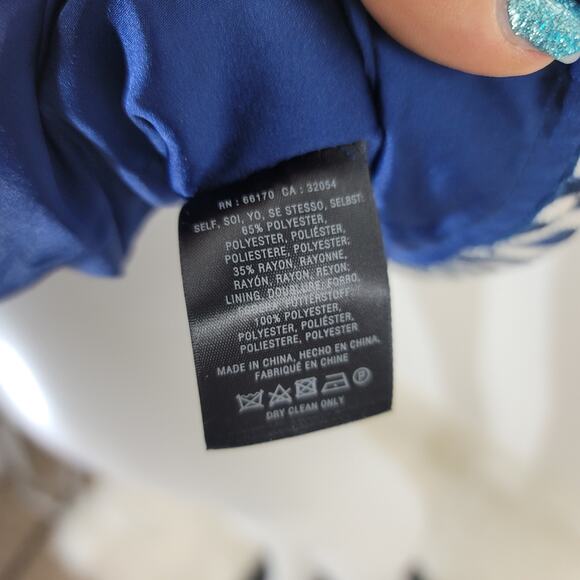 Moulinette Soeurs Scoop Neck, Beaded Chest Knee Length Pockets Dress 12 - Picture 9 of 9